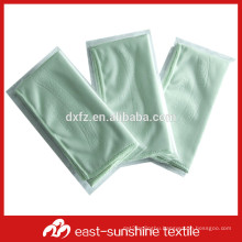 beige microfiber lens cleaning cloth with emboss logo,one pc per poly bag